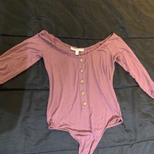 Maroon bodysuit